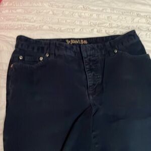 Navy blue corduroy St John’s Bay boot cut pants